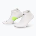 Ponožky Nike Running Midweight No-Show white/volt/black