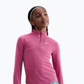 Detské tréningové tričko longsleeve Nike Dri-Fit 1/4 Zip sweet beet/white 4