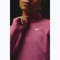 Detské tréningové tričko longsleeve Nike Dri-Fit 1/4 Zip sweet beet/white 8