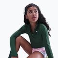 Detské tréningové tričko longsleeve Nike Dri-Fit 1/4 Zip fir/white 6