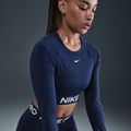 Dámsky tréningový top s dlhým rukávom Nike Pro 365 Dri-Fit midnight navy/white 5