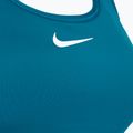 Športová podprsenka Nike Swoosh Medium Support green abyss/white 9