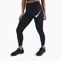 Dámske bežecké legíny Nike Tempo Swoosh Run High-Waisted 7/8 black/white