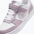 Detské topánky Nike Court Borough Low Recraft white/plum fog/white/venice 5