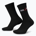 Ponožky Jordan Everyday Crew 1 pár black/white/university red