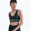 Športová podprsenka Nike Pro Indy Plunge seaweed/clay green/white