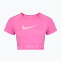 Dámsky tréningový top Nike Pro Dri-Fit Graphic Cropped playful pink/pink foam/white 7