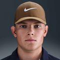 Šiltovka Nike Dri-FIT Club mosswood brown/white 7