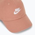 Šiltkovka  Nike Club Unstructured Futura Wash rose gold/white 3