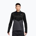 Pánska bežecká mikina Nike Pacer Winterized 1/2 Zip anthracite/black