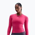 Dámske tričko longsleeve Nike One Fitted Dri-Fit rush pink/white