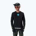 Pánsky cyklistický dres longsleeve Fox Racing Defend Thermal Lunar black