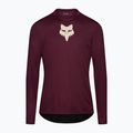Pánsky cyklistický dres longsleeve Fox Racing Ranger Fox Head LS dark maroon 5