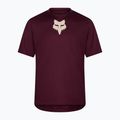 Pánsky cyklistický dres Fox Racing Ranger Fox Head SS dark maroon 5