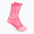 Ponožky HOKA Clifton Crew Run electric rose