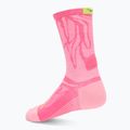 Ponožky HOKA Clifton Crew Run electric rose 2