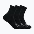 Ponožky HOKA Quarter Run Sock 3-Pack black/black/black