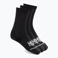 Ponožky HOKA Quarter Run Sock 3-Pack black/black/black