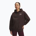 Damska bluza Under Armour Icon Fleece Hoodie kona brown/white