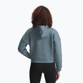 Dámska mikina Under Armour Rival Fleece Piped HZ Hoodie jasper blue/white 2