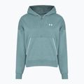 Dámska mikina Under Armour Rival Fleece Piped HZ Hoodie jasper blue/white 3