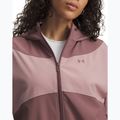 Dámska bunda Under Armour Rival Woven Hoody maroon mist tourmaline pink/maroon mist 3