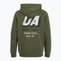 Men's hoodie Under Armour Rival Fleece HBR Logo Hoodie marine from green/stone 5