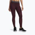 Dámske tréningové legíny Under Armour ColdGear Textured dark maroon/fuchsia dusk/white