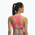 Treningový podprsenka Under Armour HG Authentics Mid Branded super pink/white 2