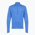 Pánska bežecká mikina Under Armour Launch 1/4 Zip blue atlantis/reflective