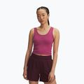 Dámske tréningové tielko Under Armour Vanish Seamless Tank fuchsia dusk/dark maroon/dark maroon