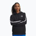 Dámska mikina Under Armour Icon Fleece Taped Hoody black/white