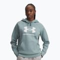 Dámská mikina Under Armour Rival Fleece Big Logo Hoody serpentine/bílá