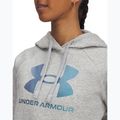 Damska bluza Under Armour Rival Feelce Shimmer Hoody mod gray light heather/iridescent 3