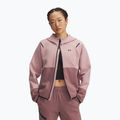 Dámska mikina Under Armour Unstoppable Fleece HZ tourmaline pink/maroon mist/black