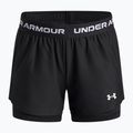 Detské tréningové šortky Under Armour UA Tech Play Up 2IN1 Shorts black/black/white