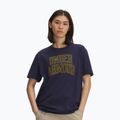 Damska treningowa koszulka Under Armour Rival Campus midnight navy/gold league