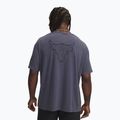 Pánske tričko Under Armour Project Rock Q3 ST Graphic downpour gray/white 2