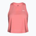 Dámske tréningové krátke tielko Under Armour Tech Sport Mesh Crop Tank posh pink/white