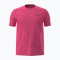 Pánske tréningové tričko Under Armour Vanish Seamless Novelty bittersweet pink/black