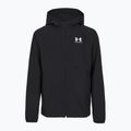 Detská športová bunda Under Armour Vibe Woven Windbreaker Jacket čierna/biela