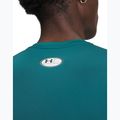Pánske tréningové tričko Under Armour HG Armour Comp rack green/white 3