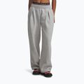Dámske nohavice Under Armour Rival Fleece Script mod gray light heather/white