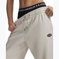 Nohavice dámske Under Armour Icon Fleece Nov Jogger summit white/white 4
