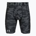 Pánske tréningové šortky Under Armour HG Printed Long Short black/castlerock/white