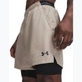 Pánske tréninkové šortky Under Armour Vanish Woven 2.0 2IN1 Shorts timberwolf taupe/black 4