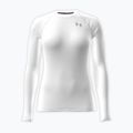 Dámske tréningové tričko longsleeve Under Armour HG Authentics Comp LS white/halo gray