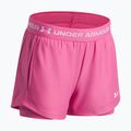 Detské tréningové šortky Under Armour UA Tech Play Up 2IN1 Shorts pink frenzy/white 3