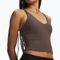Dámske tréningové tričko Under Armour Meridian Support Tank peppercorn/peppercorn 3