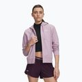 Dámska mikina Under Armour Sport Terry FZ mauve pink/white